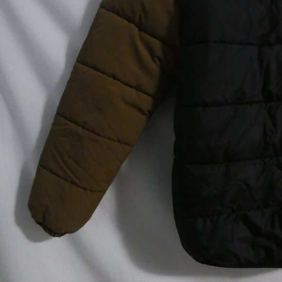 H&M NEW WAYZ | 11-12 years US 14 | Black and Brown Hooded Puffer Jacket - Picture 14 of 16